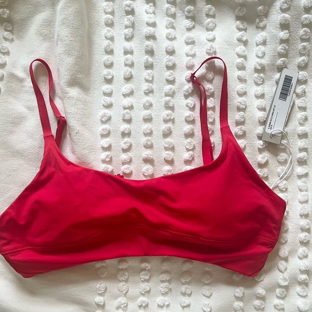 Everlane Renew Scoop Neck Bikini Top Small NWT